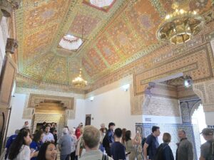 во дворце Бахия в Марракеше